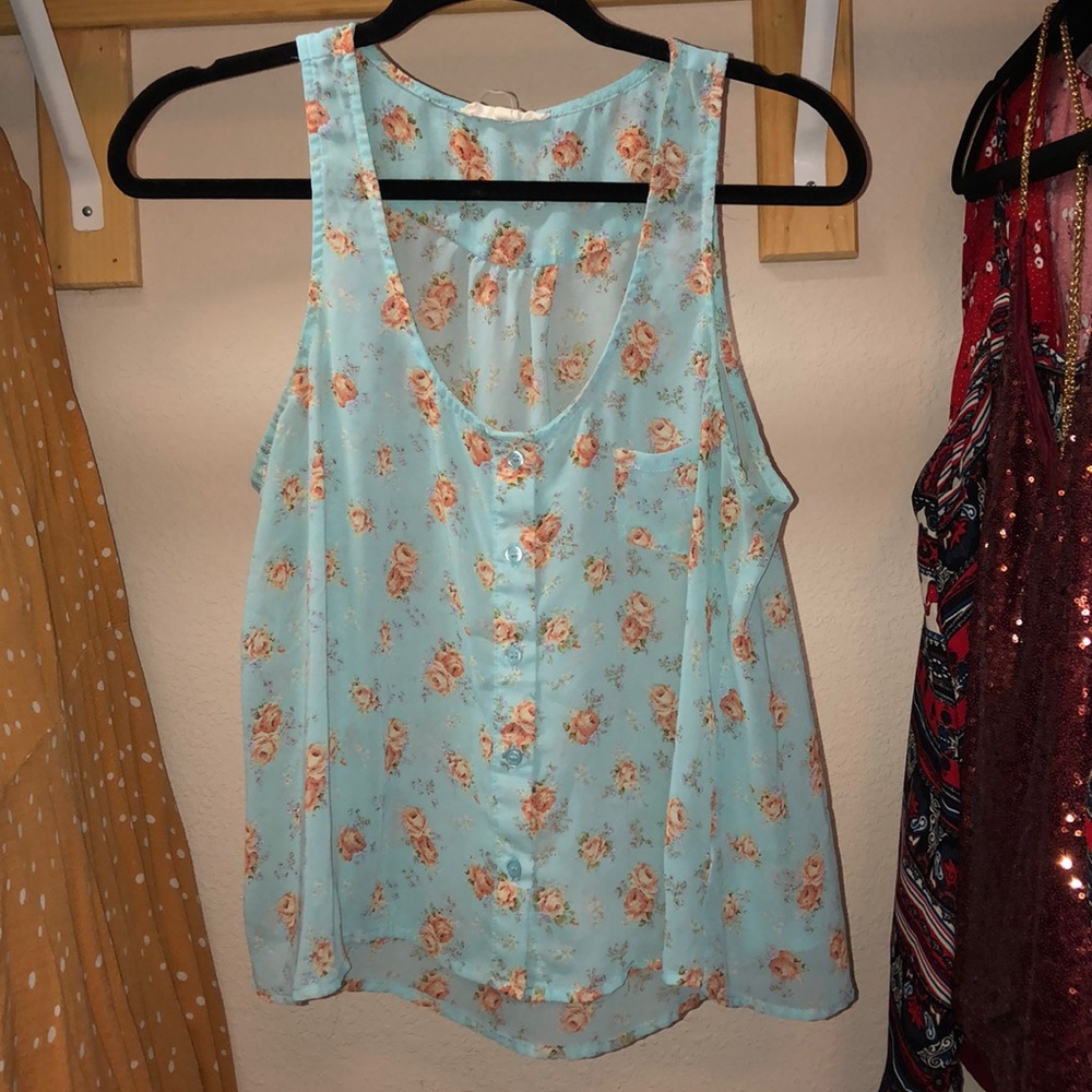 Iris Sheer Top